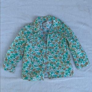 Girls 3T long sleeve floral blouse OshKosh B'Gosh